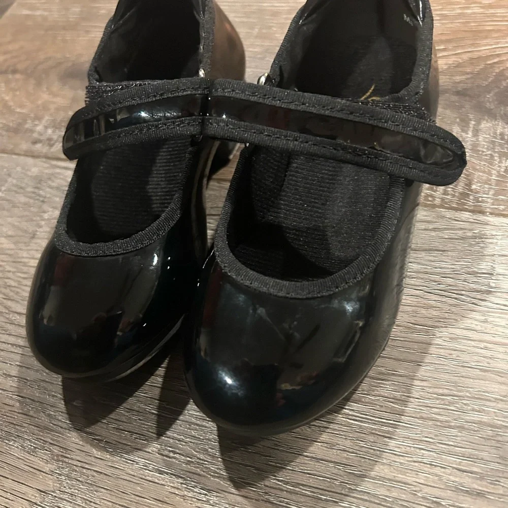 STELLE Kids Tap Dance Shoes Size 2MT toddler black Mary Jane NWOT